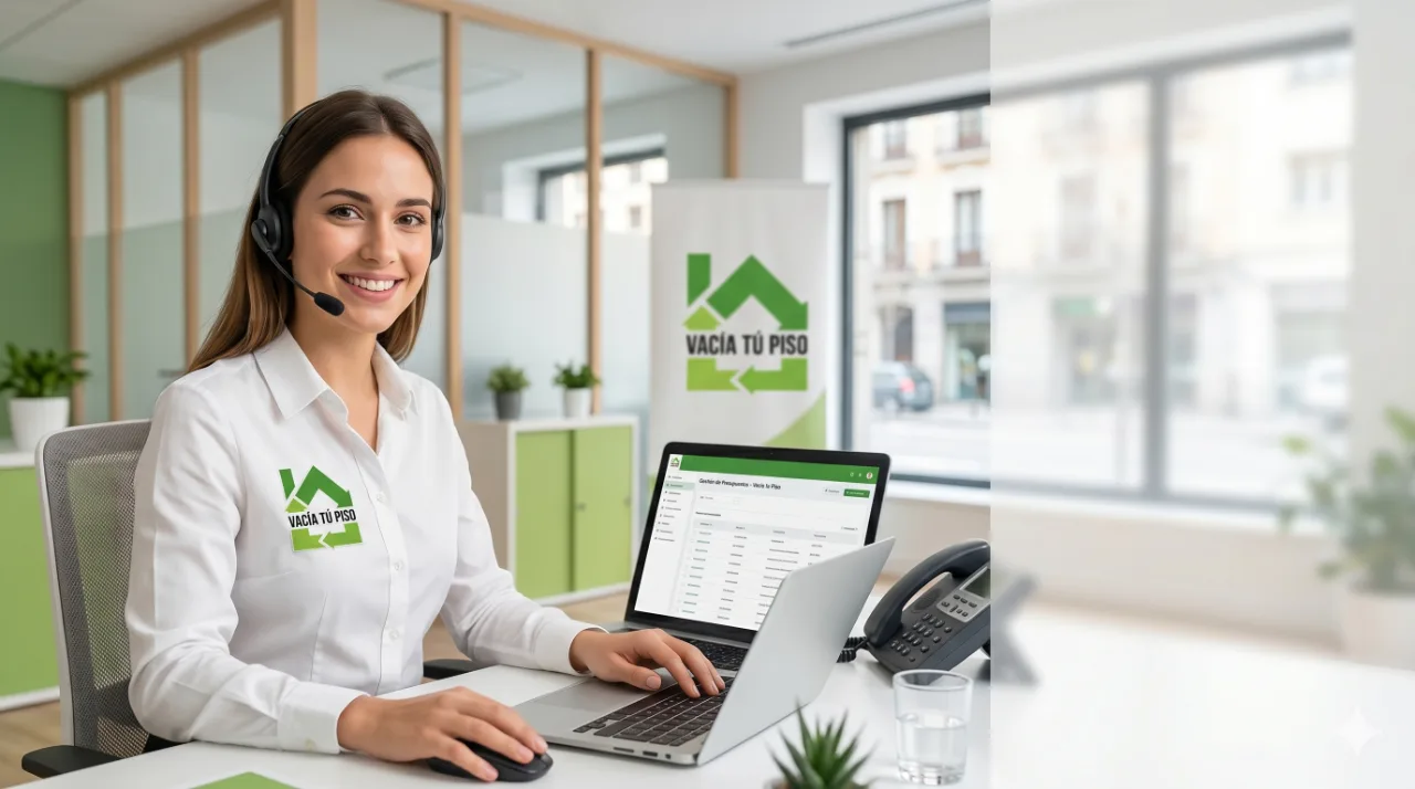 Atención de Vacía Tu Piso para presupuestos en Centro
